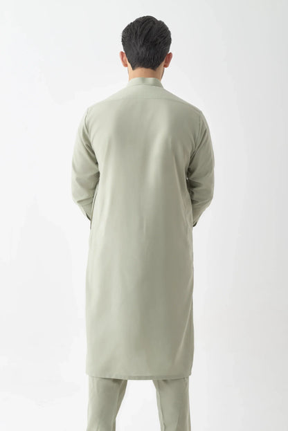 Sage Green Shalwar Kameez Set