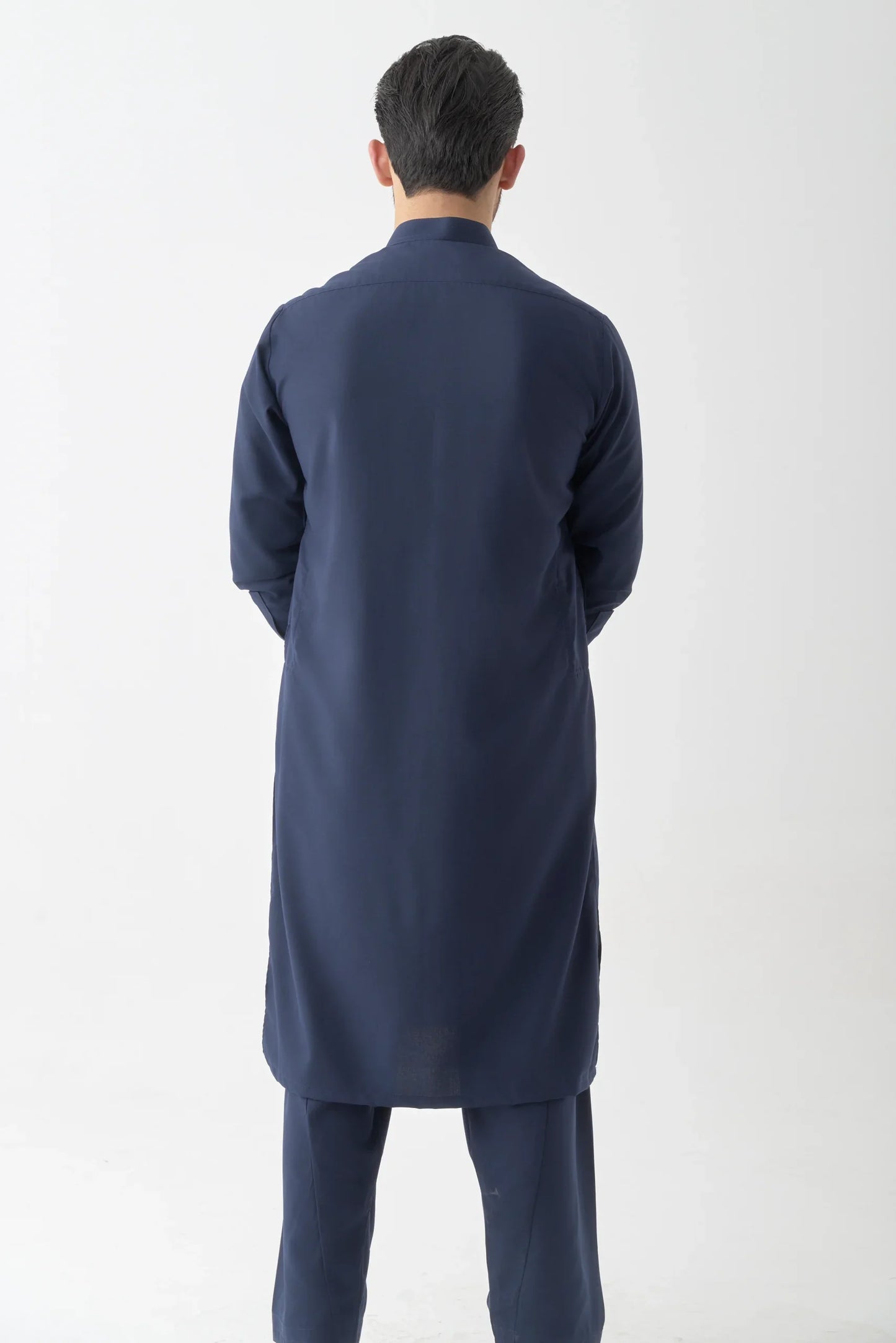 Navy Blue Traditional Shalwar Kameez